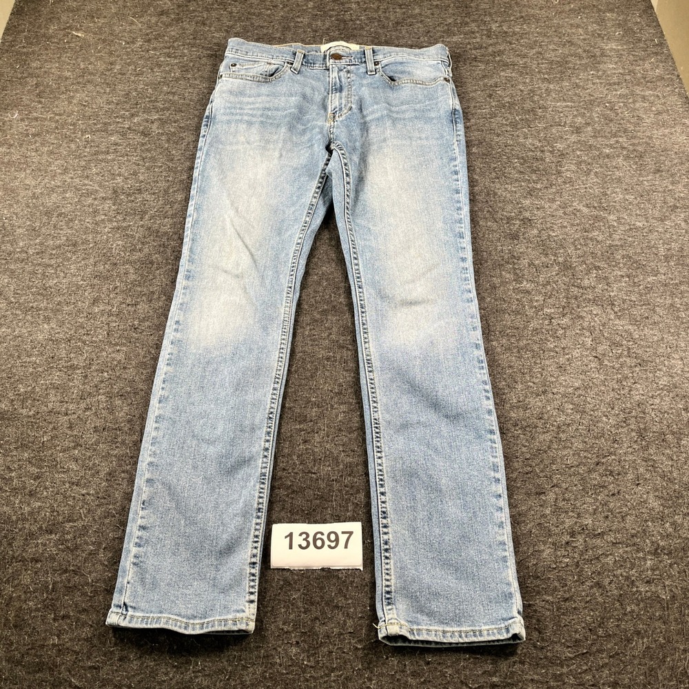 Hollister Epic Flex Skinny Fit Jeans Mens 31x32 Blue Denim Stretch Light Wash